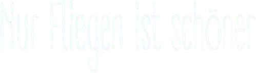 Nur Fliegen ist schöner